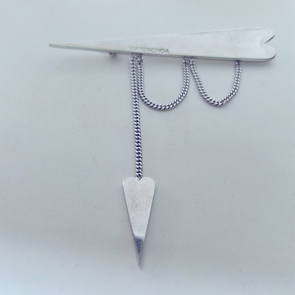 Pianegonda sterling silver pin. Made in Italy